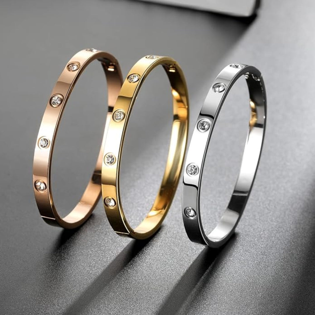 LOVE BRACELET DIAMOND | ROSE GOLD