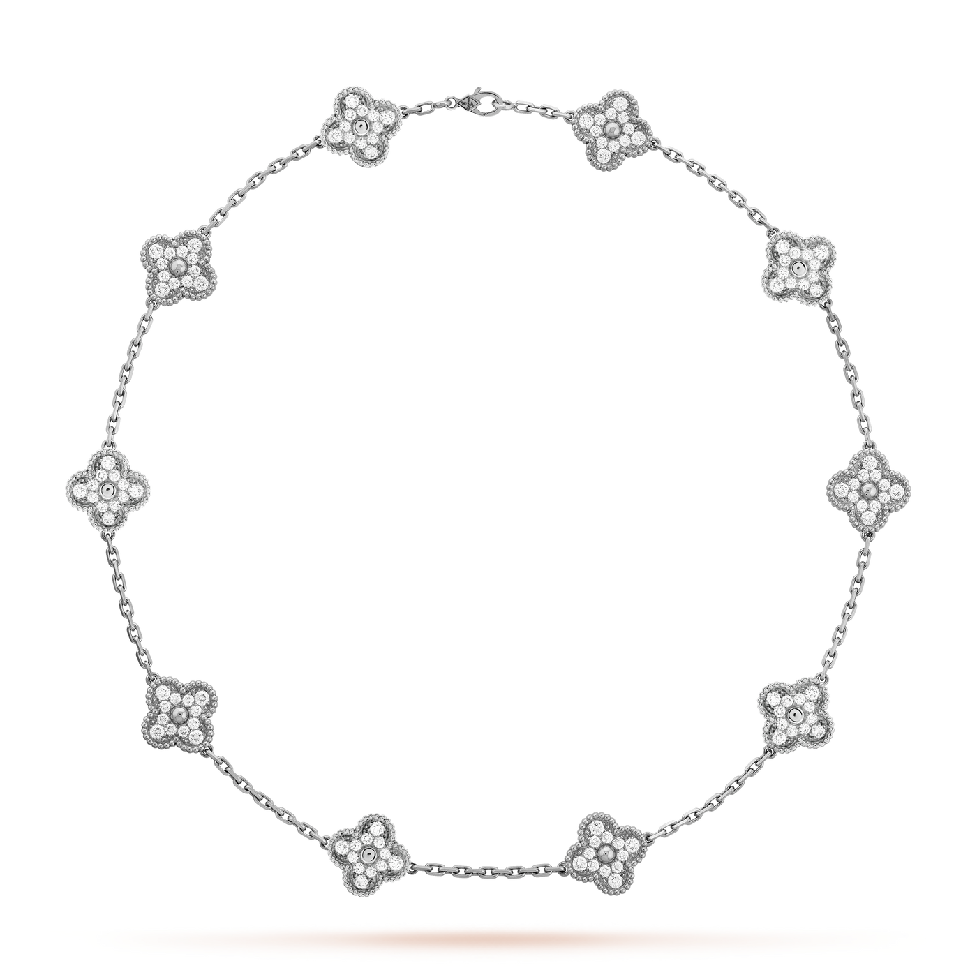 CLOVER NECKLACE 10 MOTIFS | SILVER