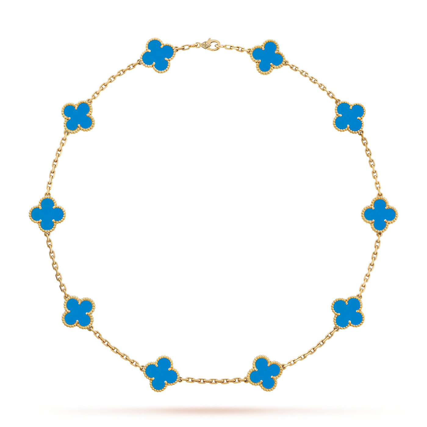 CLOVER NECKLACE 10 MOTIFS | BLUE