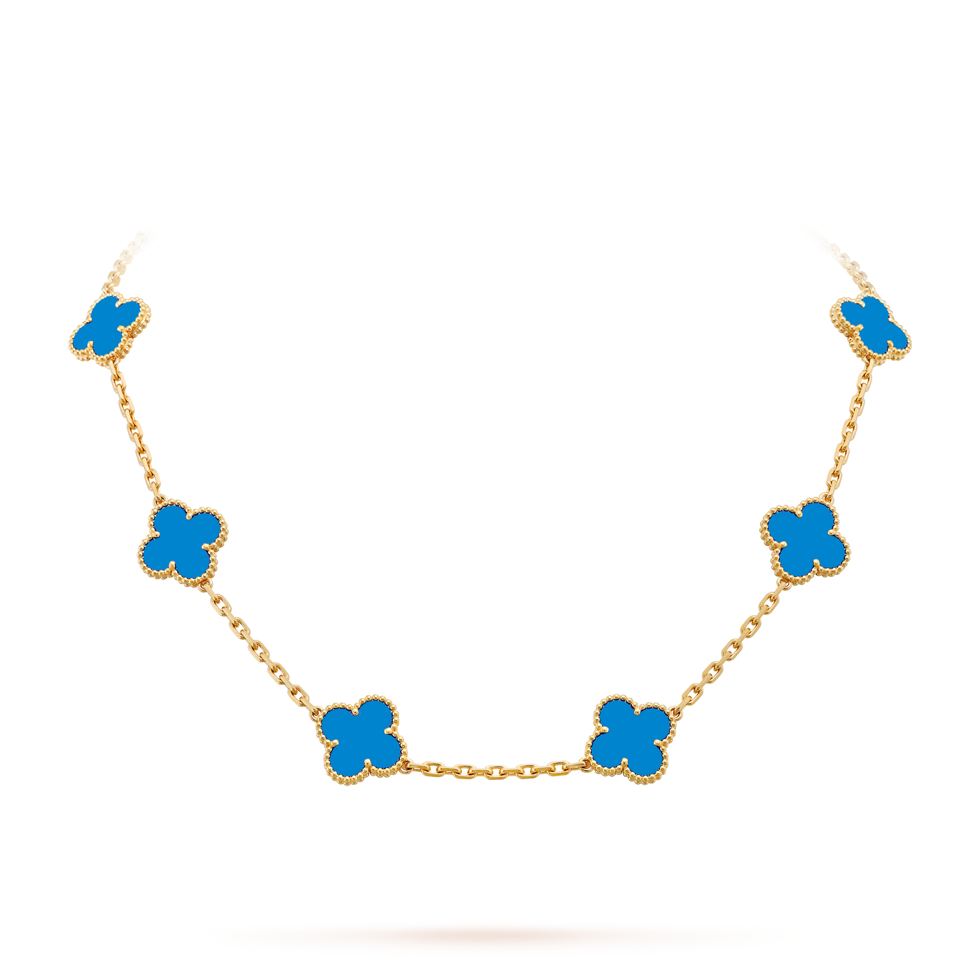 CLOVER NECKLACE 10 MOTIFS | BLUE