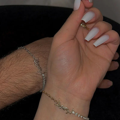DIAMOND YSL BRACELET | GOLD