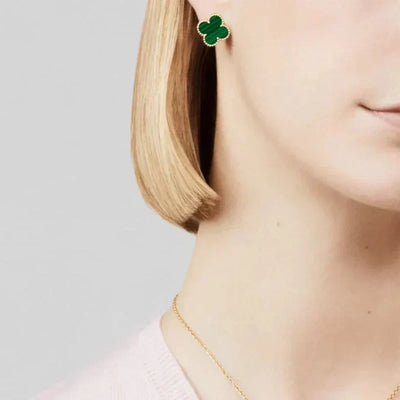 LUXE CLOVER SET | GOLD - GREEN