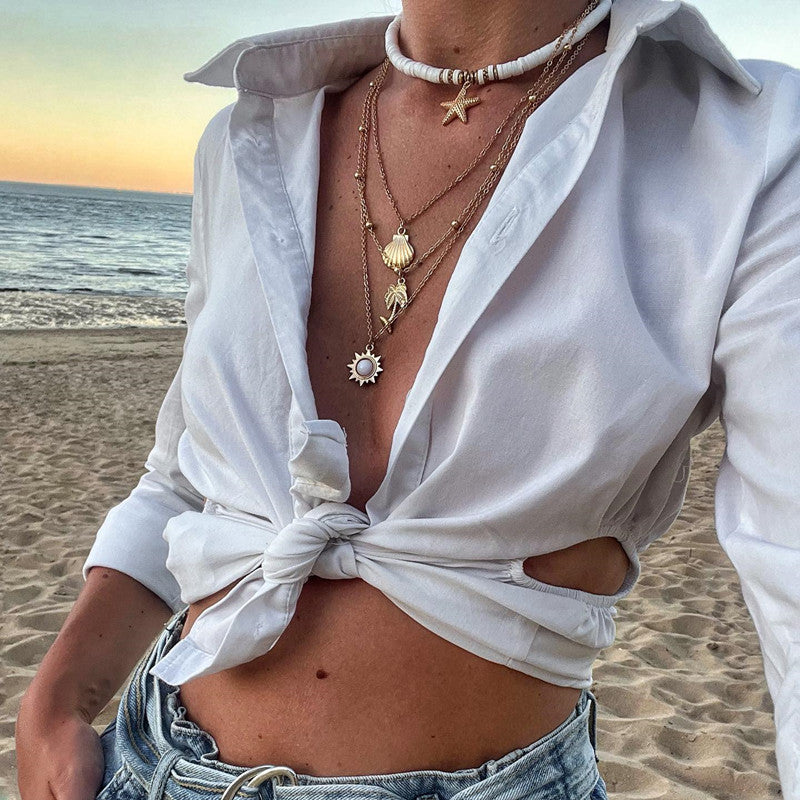RETRO NECKLACE | OCEAN & BEACH