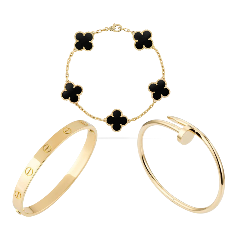 ESSENTIAL TRIO SET | GOLD - BLACK