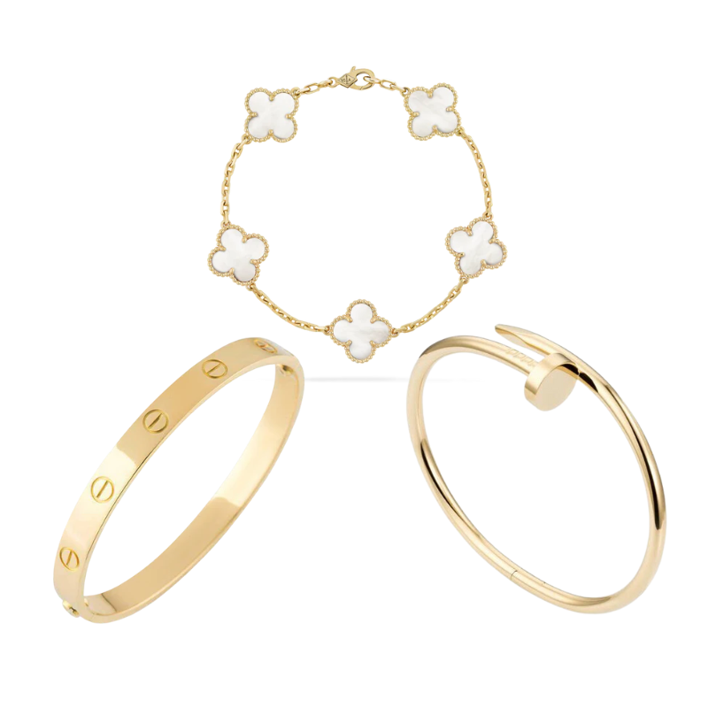 ESSENTIAL TRIO SET | GOLD - WHITE