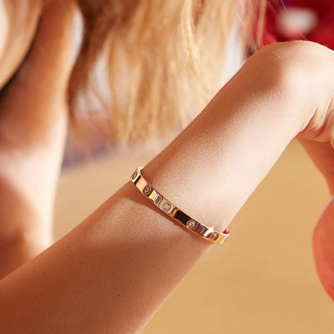 LOVE BRACELET DIAMOND | SILVER