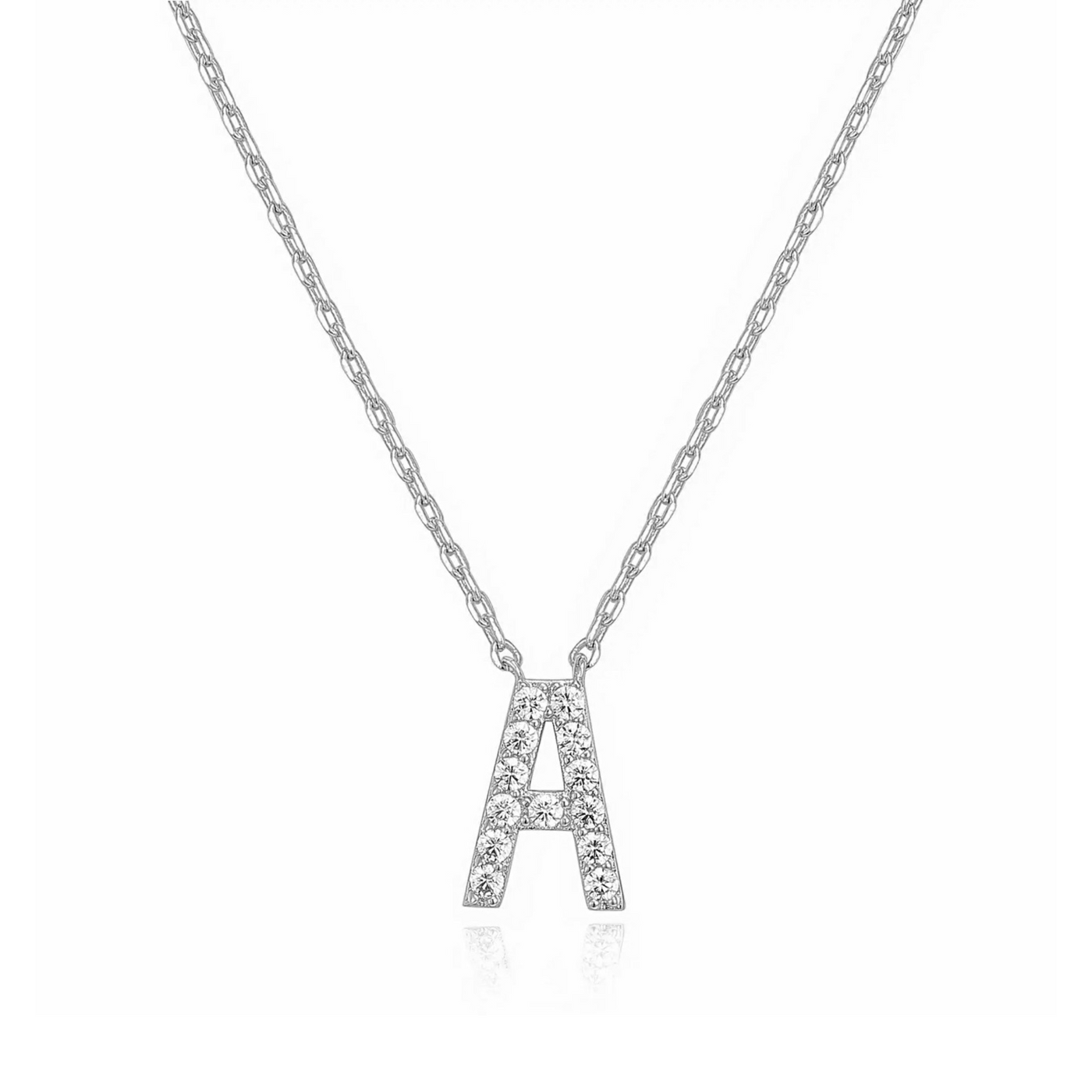 INITIAL NECKLACE | SILVER
