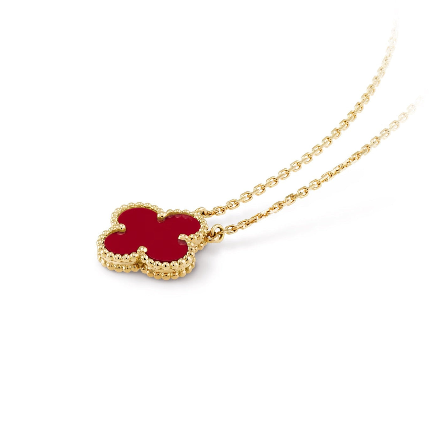 CLOVER NECKLACE | RED