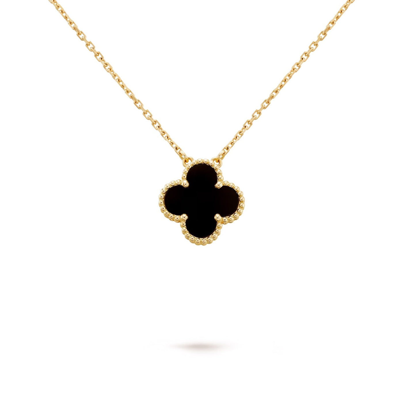 CLOVER NECKLACE | BLACK