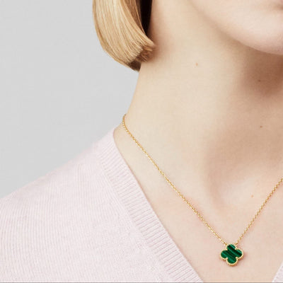 CLOVER NECKLACE | GREEN