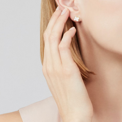LUXE CLOVER SET | WHITE - GOLD
