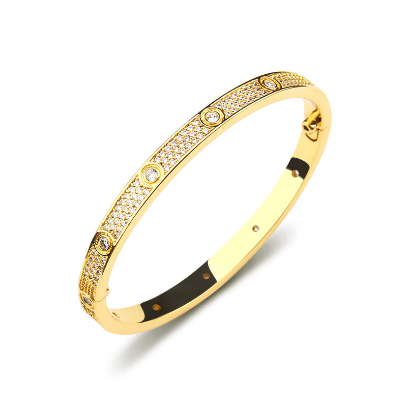 LOVE BRACELET DIAMOND DELUXE | GOLD