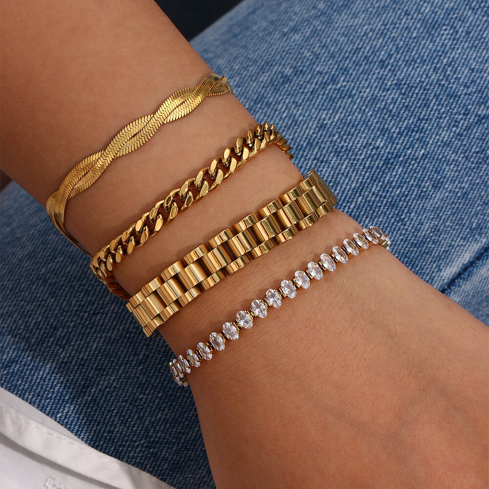 CLASSIC METALLIC BRACELET | GOLD