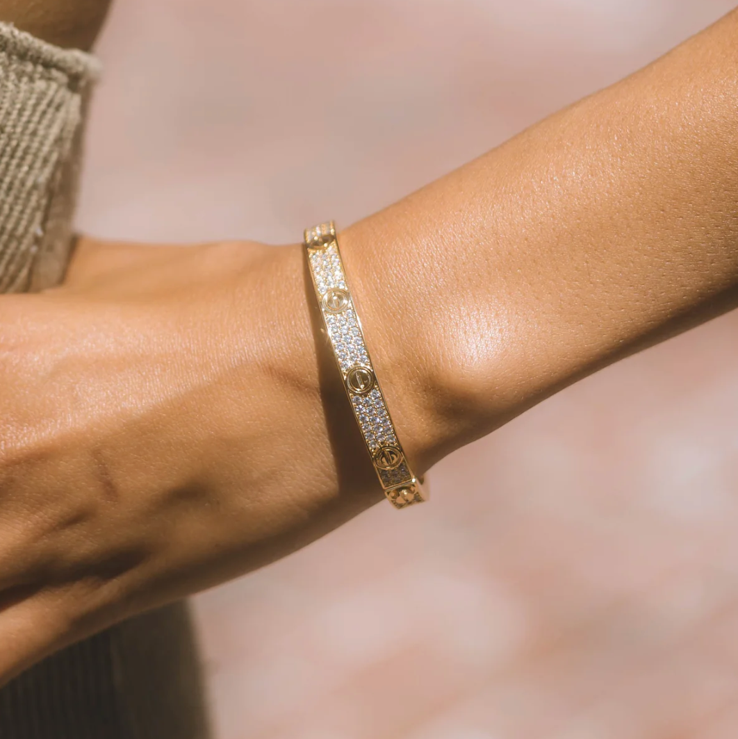 LOVE BRACELET DIAMOND DELUXE | GOLD