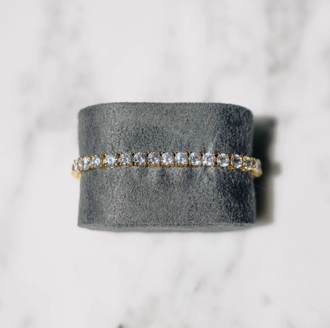 TENNIS BRACELET DIAMOND | GOLD