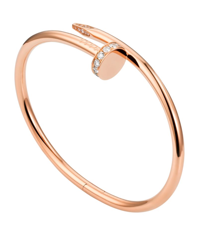 NAIL BRACELET DIAMOND | ROSE GOLD