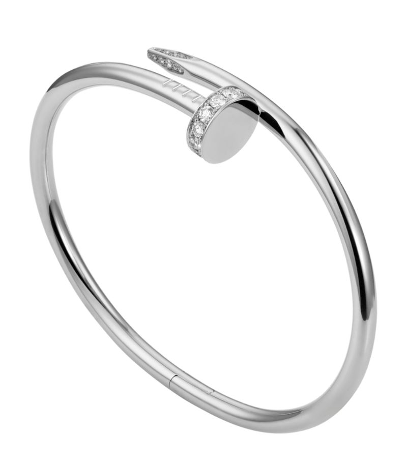 NAIL BRACELET DIAMOND | SILVER