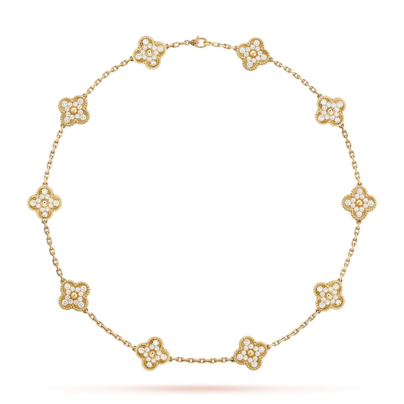 CLOVER NECKLACE 10 MOTIFS | GOLD