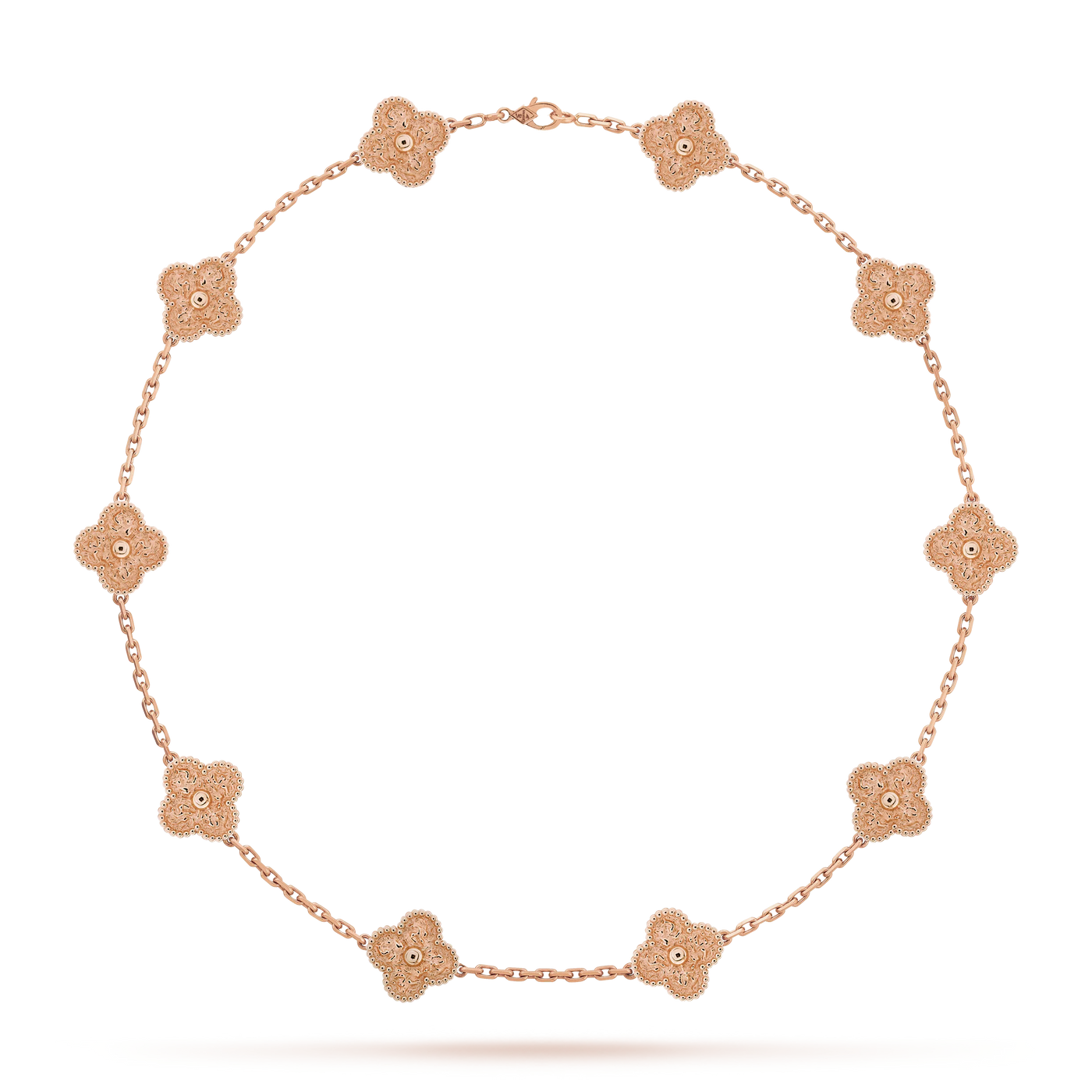 CLOVER NECKLACE 10 MOTIFS | ROSE GOLD