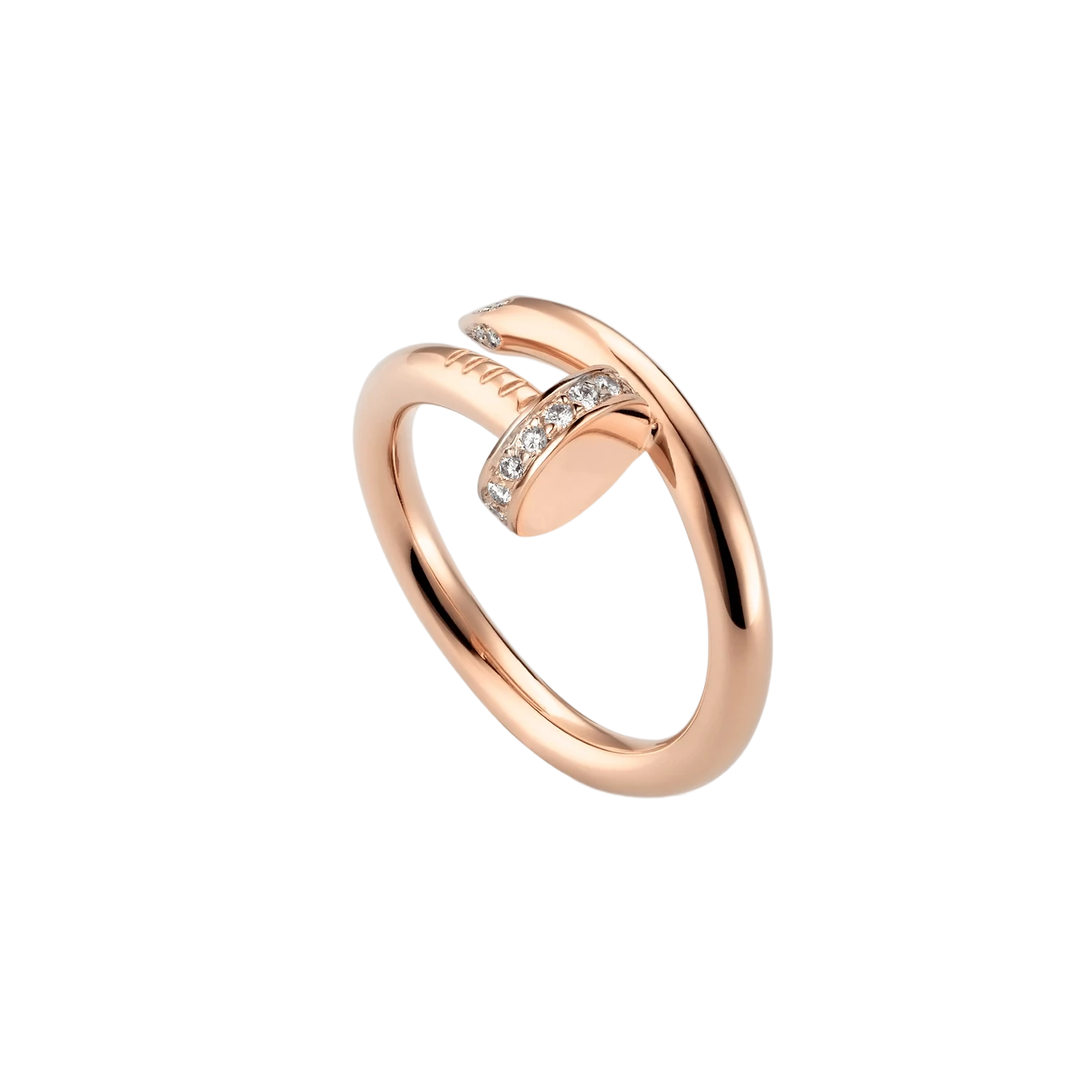 NAIL RING DIAMOND | ROSE GOLD